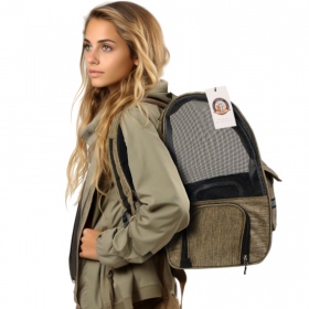 Furrever Friends Cattic Khaki Backpack Carrier